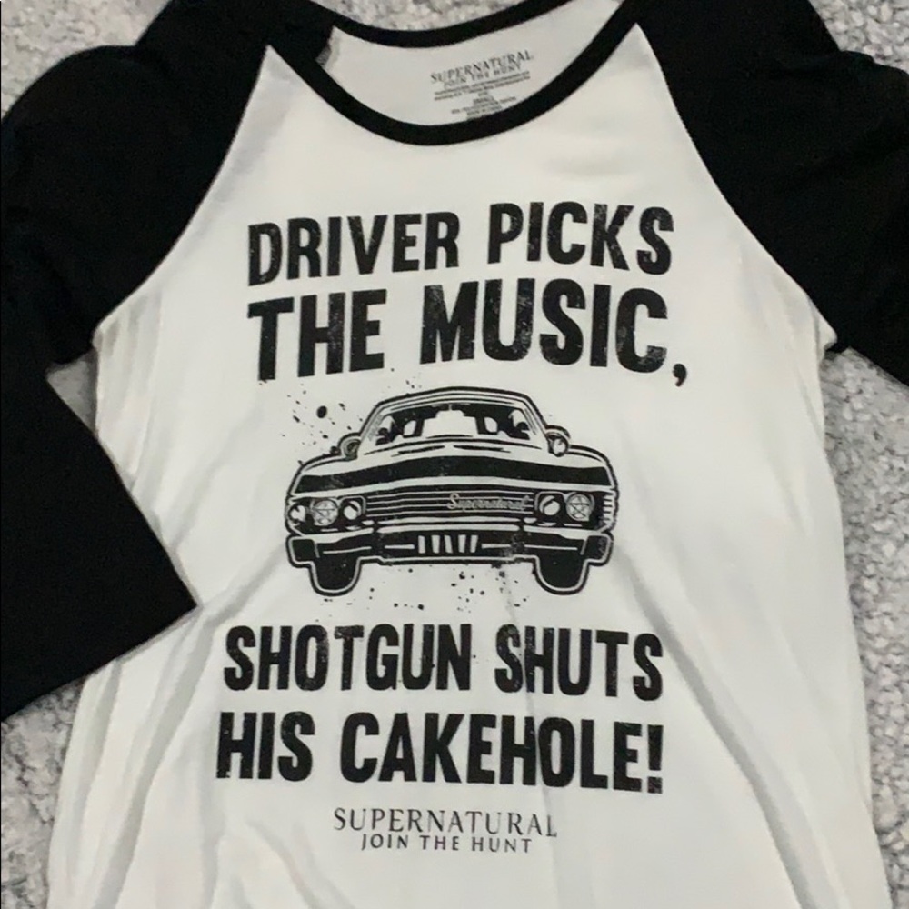 Supernatural 3/4 Length Sleeve Tee